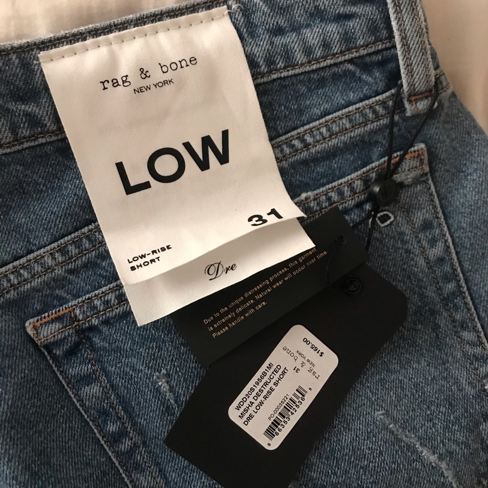 NWT Rag & Bone Distressed Shorts - Picture 3 of 3